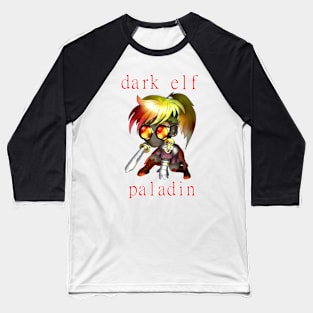 chibi dark elf paladin Baseball T-Shirt